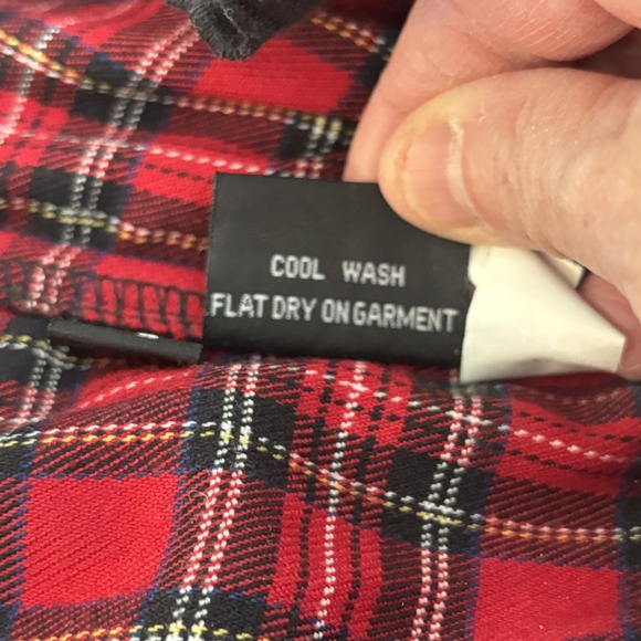 Tripp NYC Plaid Lace Corset Top Size 1X Punk Goth Emo Y2K Grommet - Picture 15 of 16